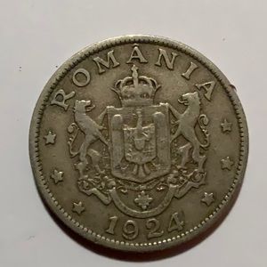 1924 Romania Coin